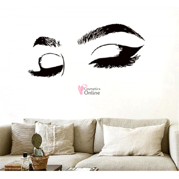 Sablon sticker de perete pentru salon de infrumusetare - J033XL - Lash & Brows
